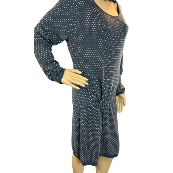 (5 for $25) h&m Scoop neck Drop Waist Sweater Dress in Gray Size Large - Picture 3 of 6